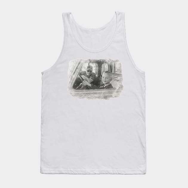 Father and Son Tank Top by unclejohn